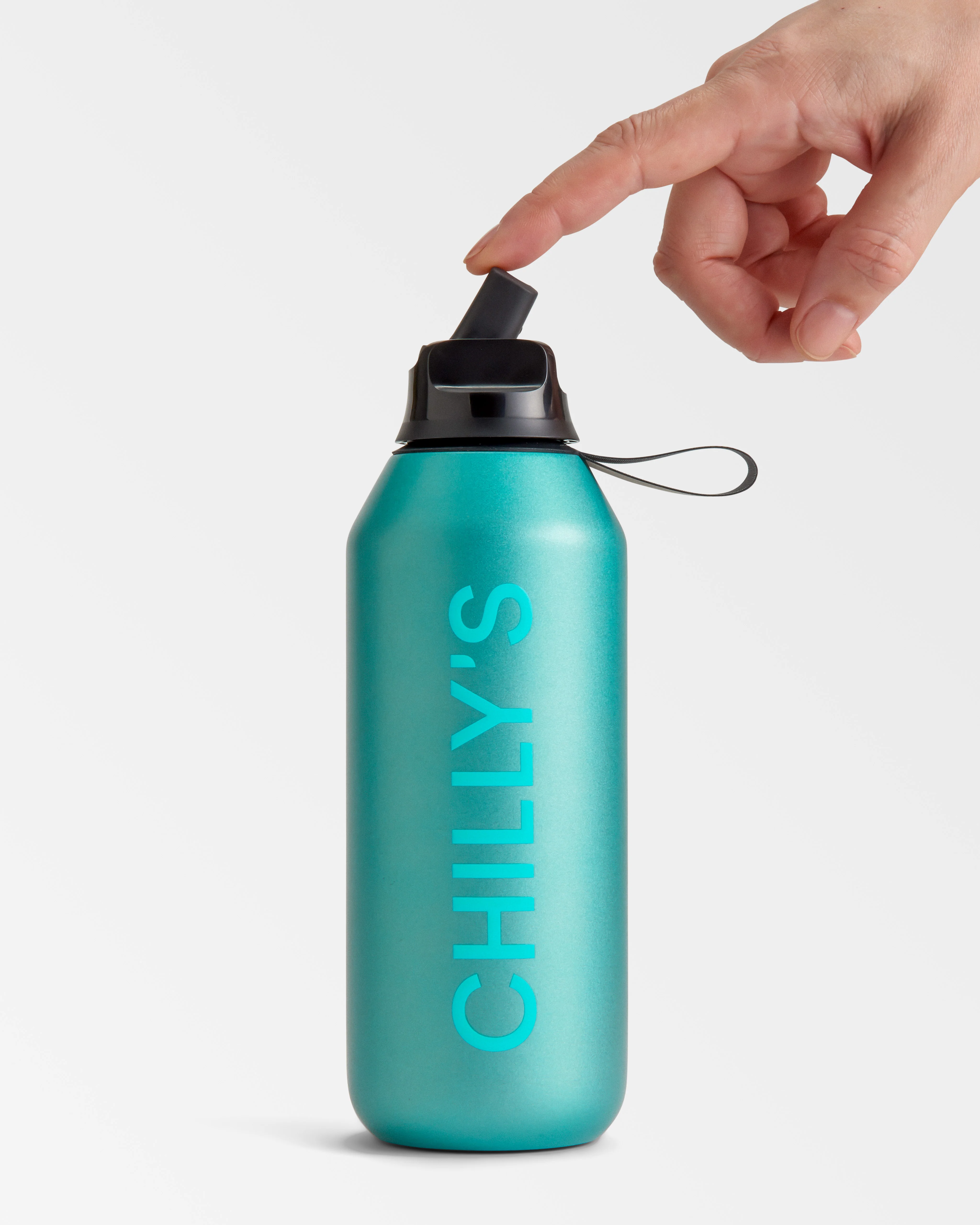 Atlantis Blue Flip Bottle - Image 3