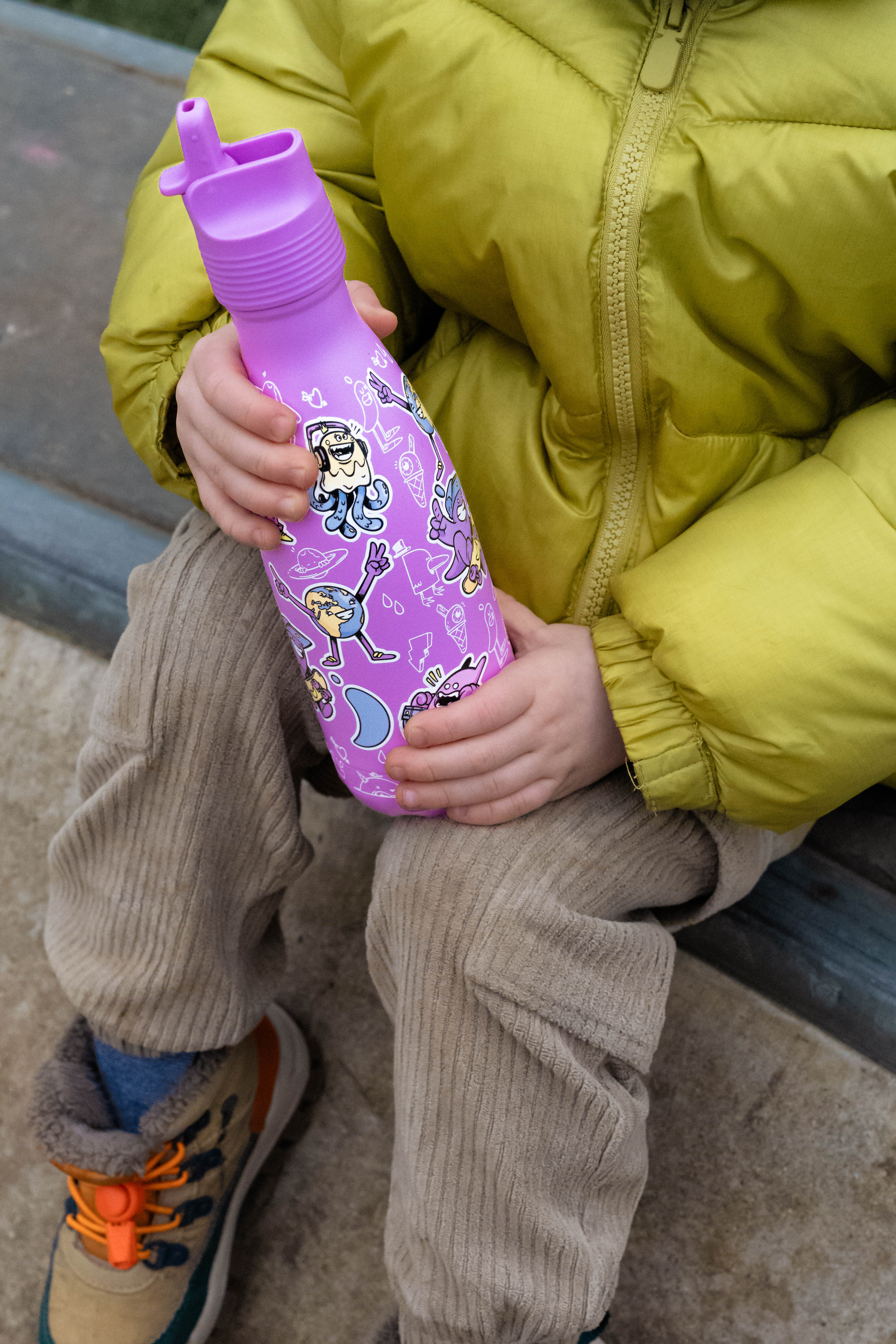 Lime Kids Water Bottle - Image 7