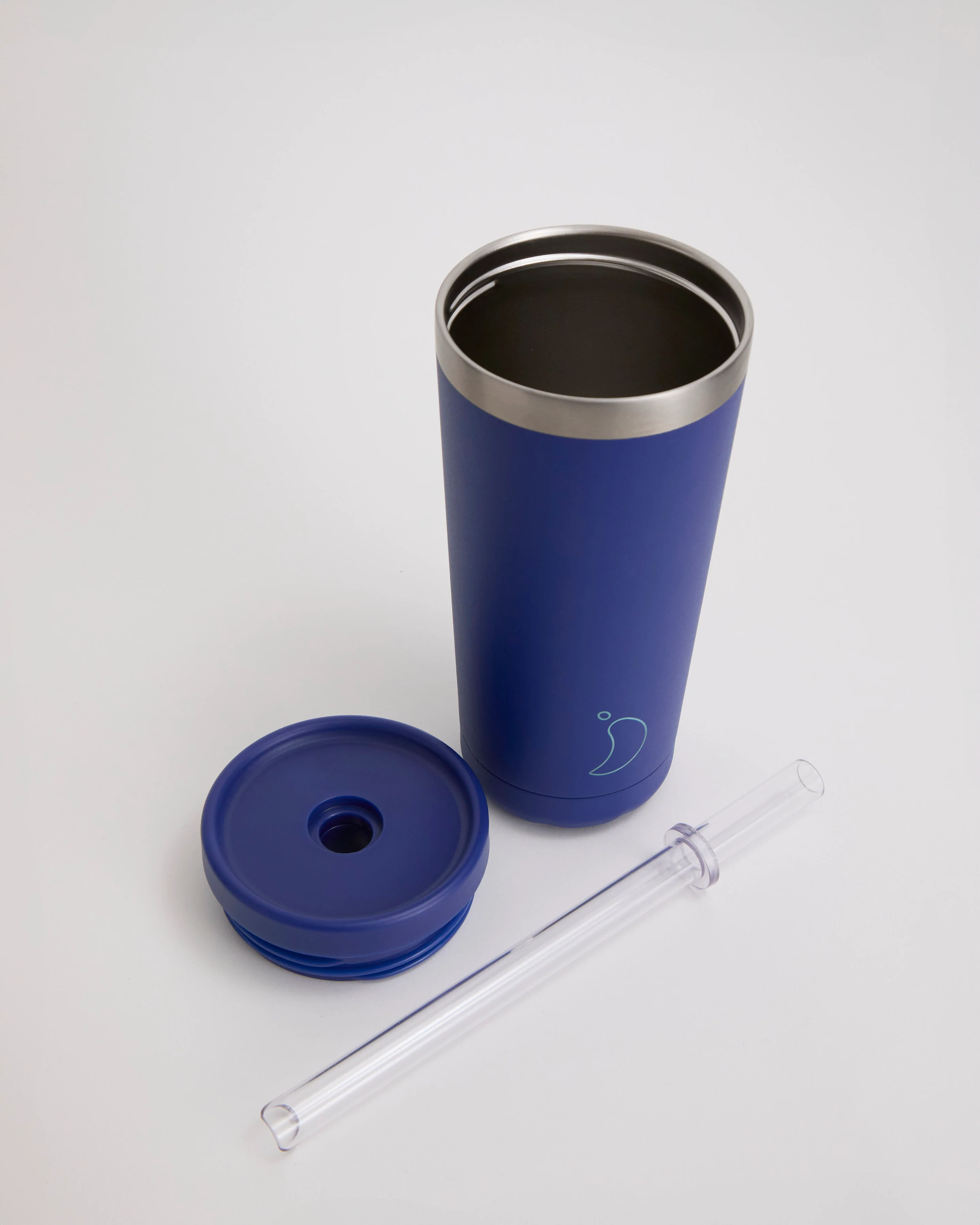Blue Straw Coffee Cup - Image 3