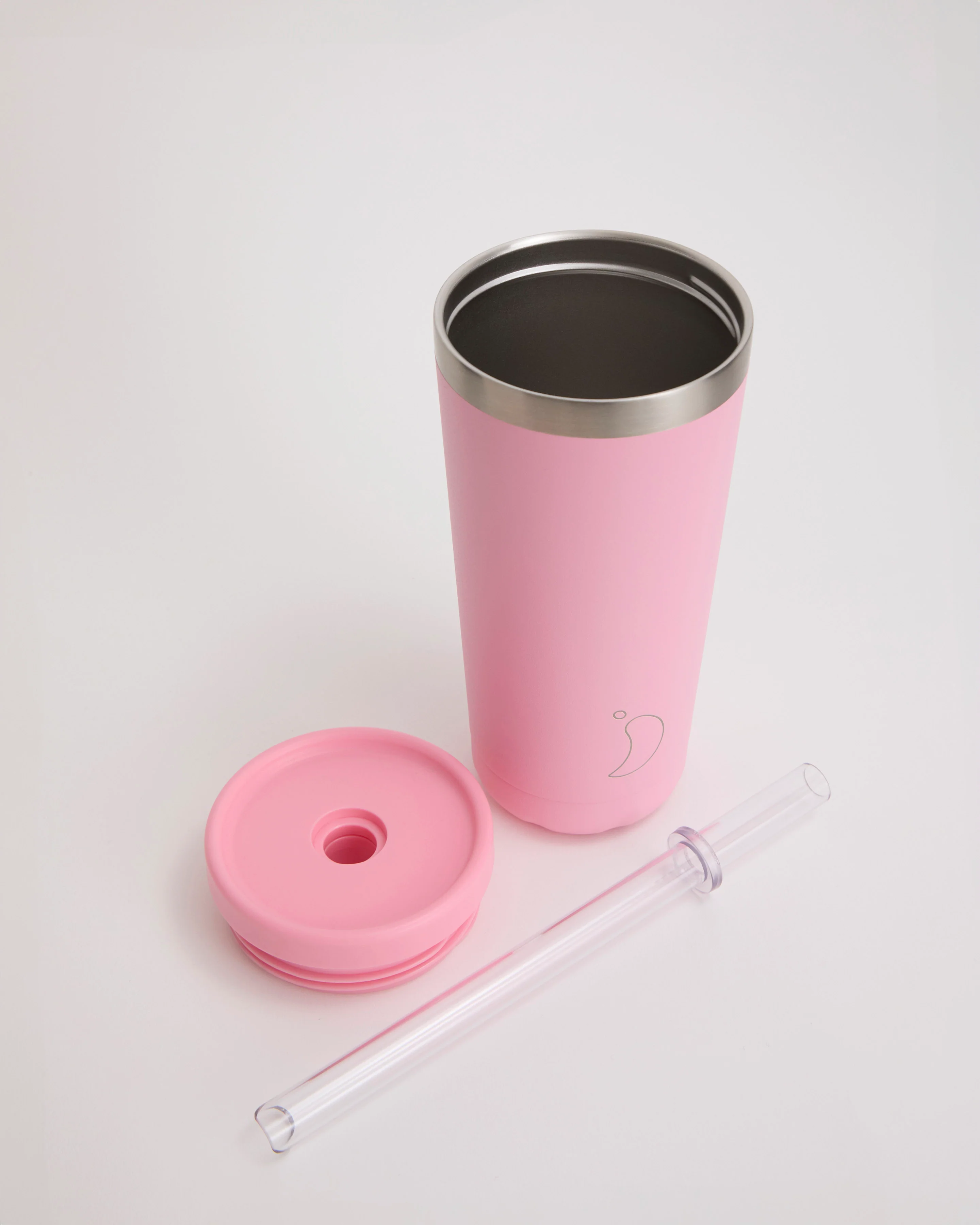 Pink Straw Coffee Cup - Image 4